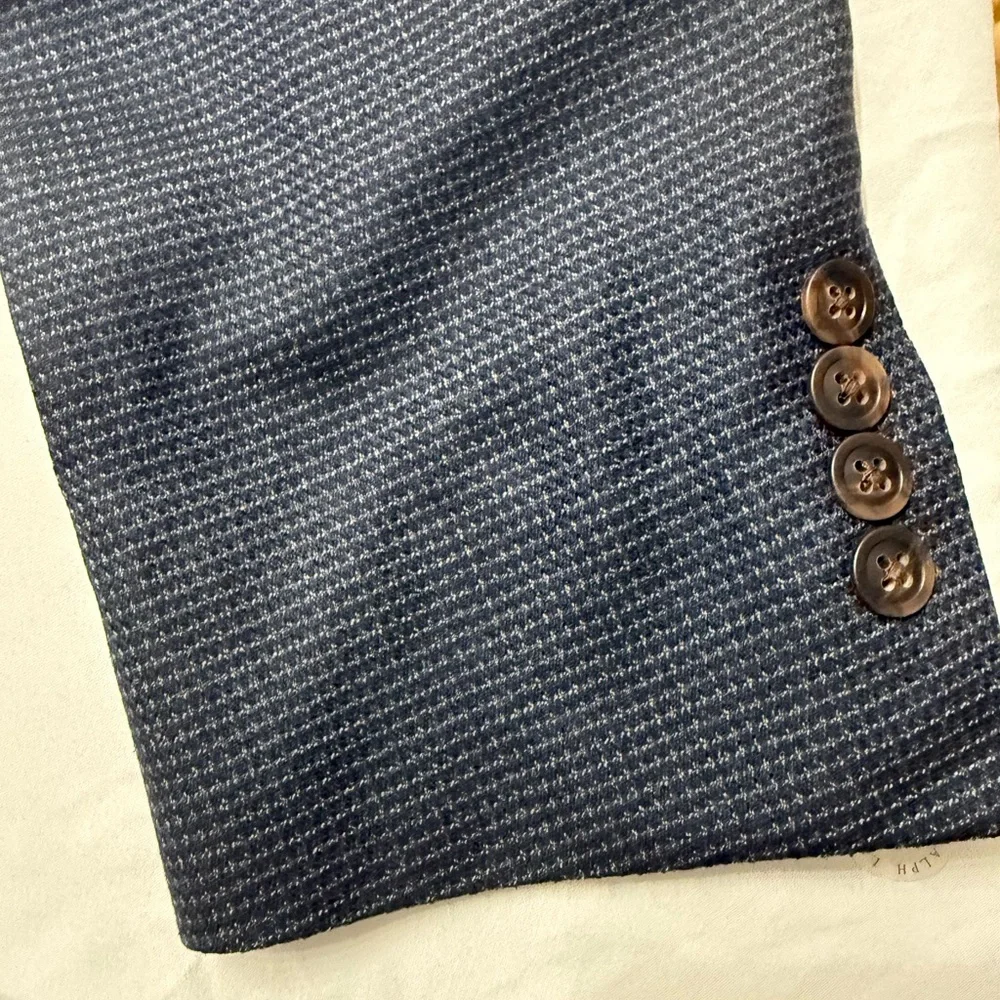 Hart Schaffner‎ Marx Blue Pattern Blazer 44